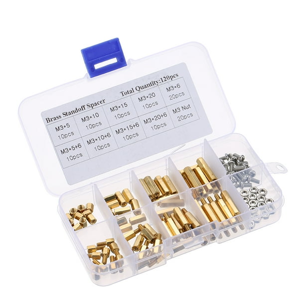 20pcs M3 6 5mm Male Female Thread Brass Hexagonal Spacer Screws Pillar PCB 20pcs M3 6 5mm Male Female Thread Brass Hexagonal Spacer Screws Pillar PCB